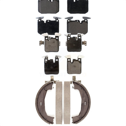Ceramic Brake Pads And Parking Shoes Front Rear Kit For BMW M240i xDrive M235i