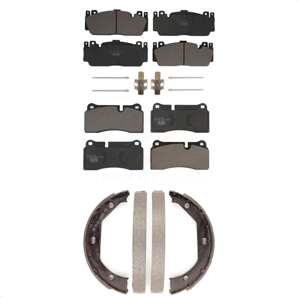 Ceramic Brake Pads And Parking Shoes Front Rear Kit For BMW M4 M2 M3