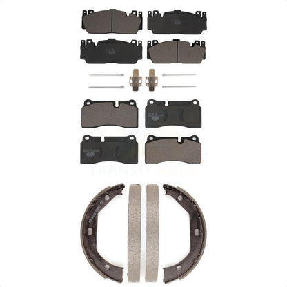 Ceramic Brake Pads And Parking Shoes Front Rear Kit For BMW M4 M2 M3