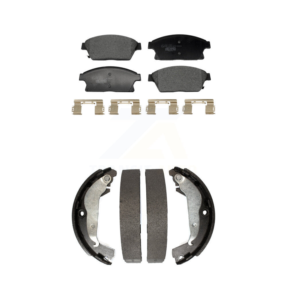 Ceramic Brake Pads & Drum Shoes Front Rear Kit For Chevrolet Cruze DIESEL engine