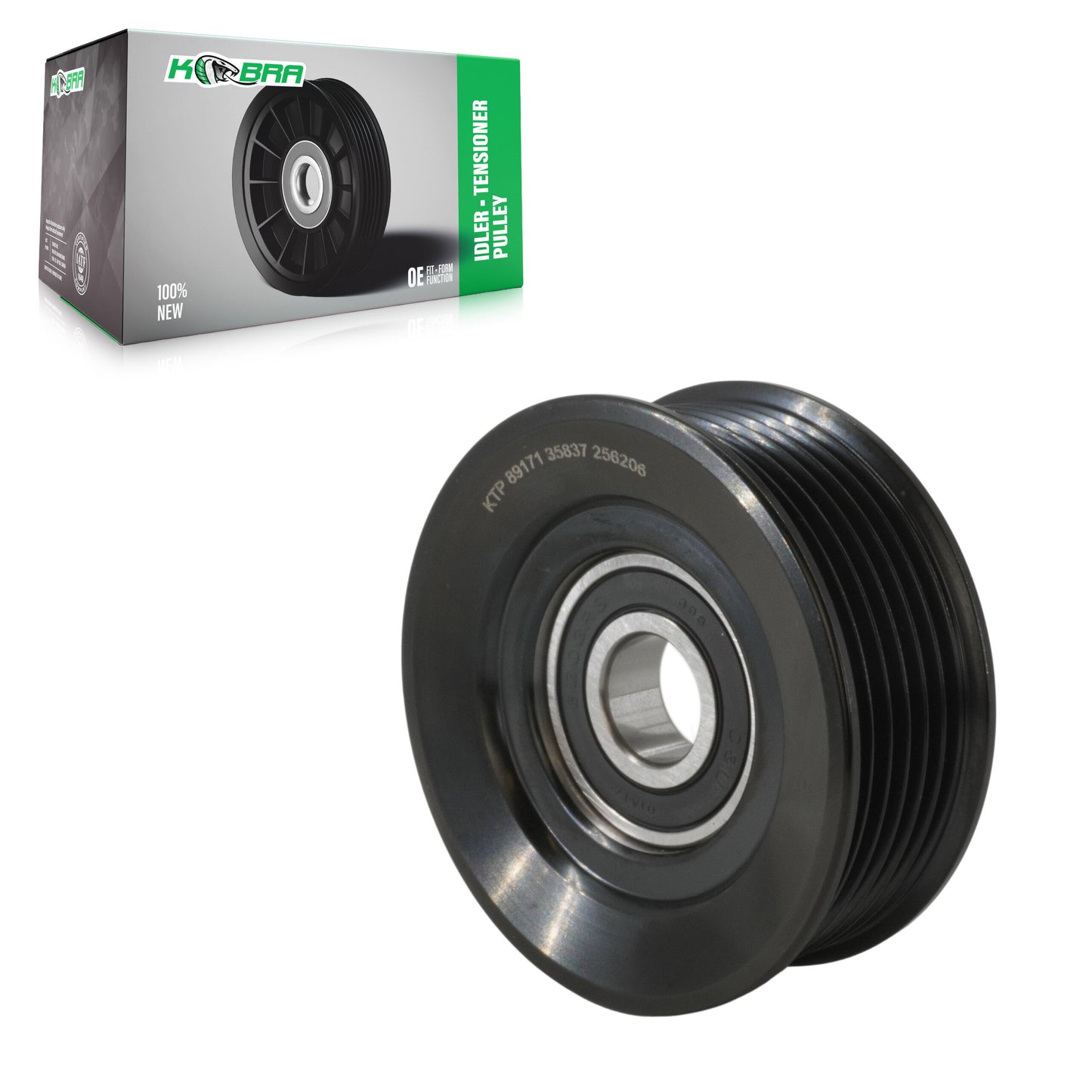 Accessory Drive Belt Idler Pulley KTP-89171 For Ford F-150 Peterbilt 367 Mack LE