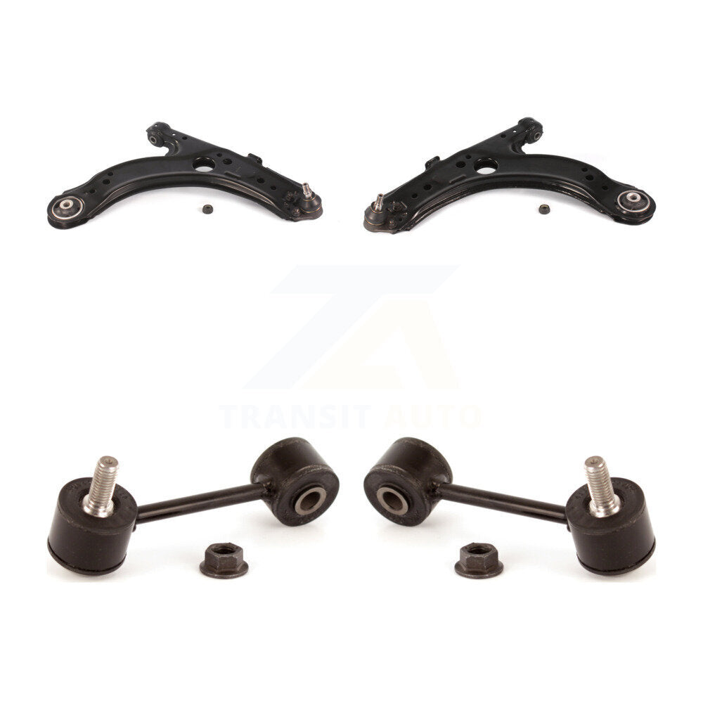 Suspension Control Arm And Ball Joint Link Front Kit For Volkswagen Jetta Golf