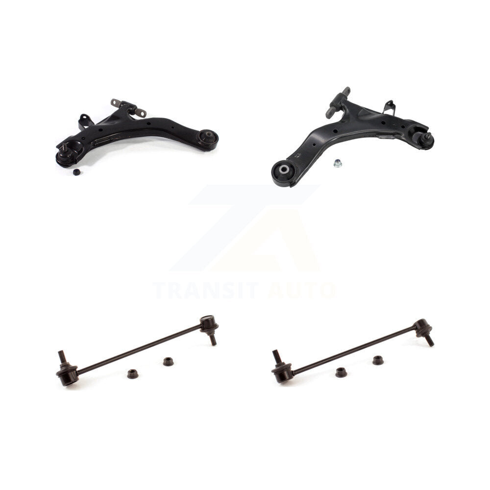 Suspension Control Arm And Ball Joint Link Front Kit For 2004 Kia Spectra 1.8L