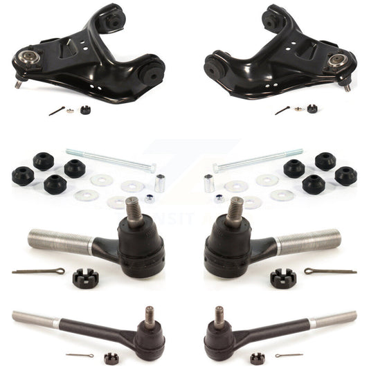 Control Arm & Ball Joint Tie Rod End Link Front Kit (8Pc) For Chevrolet GMC S10