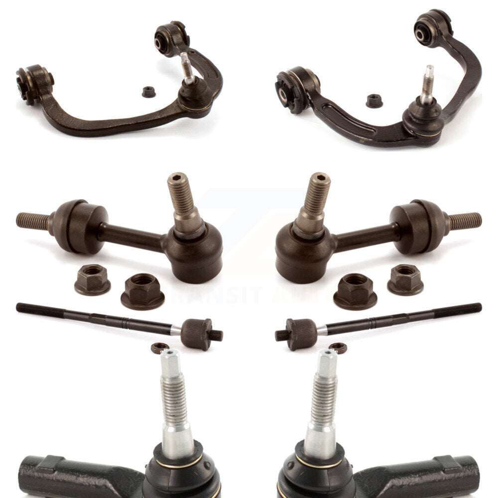 Control Arm And Ball Joint Tie Rod End Link Front Kit (8Pc) For Ford F-150 RWD