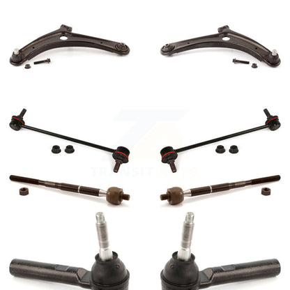 Control Arm Ball Joint Tie Rod End Link Front Kit (8Pc) For Jeep Patriot Compass