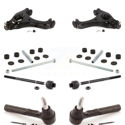 Control Arm Ball Joint Tie Rod End Link Front Kit (8Pc) For Chevrolet Silverado