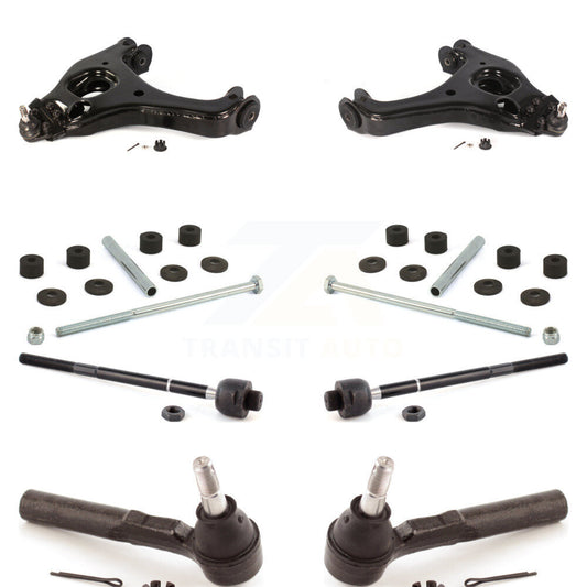 Control Arm Ball Joint Tie Rod End Link Front Kit (8Pc) For Chevrolet Silverado