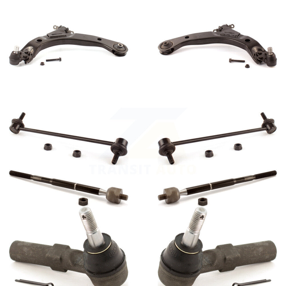 Control Arm Ball Joint Assembly Tie Rod End Link Front Kit (8Pc) For Saturn Ion
