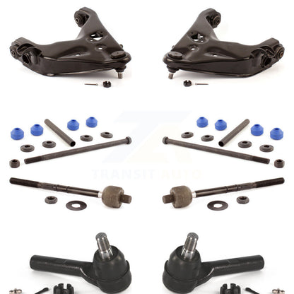 Arm And Ball Joint Tie Rod End Link Front Kit (8Pc) For Ford Explorer Sport Trac