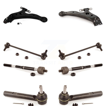 Control Arm & Ball Joint Tie Rod End Link Front Kit (8Pc) For Lexus RX350 Toyota