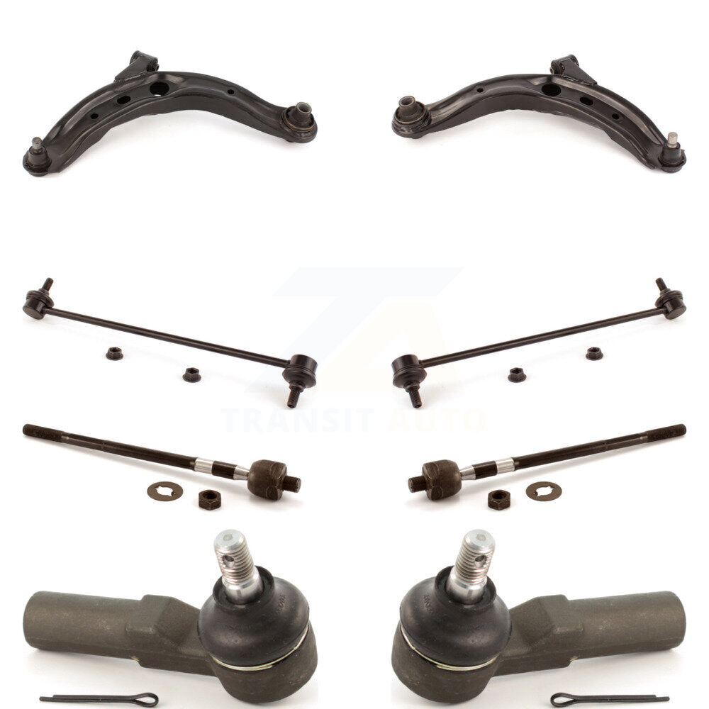 Control Arm Ball Joint Tie Rod End Link Front Kit (8Pc) For 2002-2006 Mazda MPV