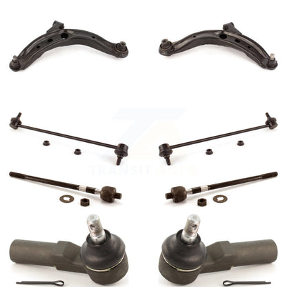 Control Arm Ball Joint Tie Rod End Link Front Kit (8Pc) For 2002-2006 Mazda MPV
