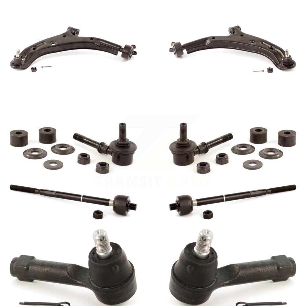 Control Arm And Ball Joint Tie Rod End Link Front Kit (8Pc) For Nissan Sentra