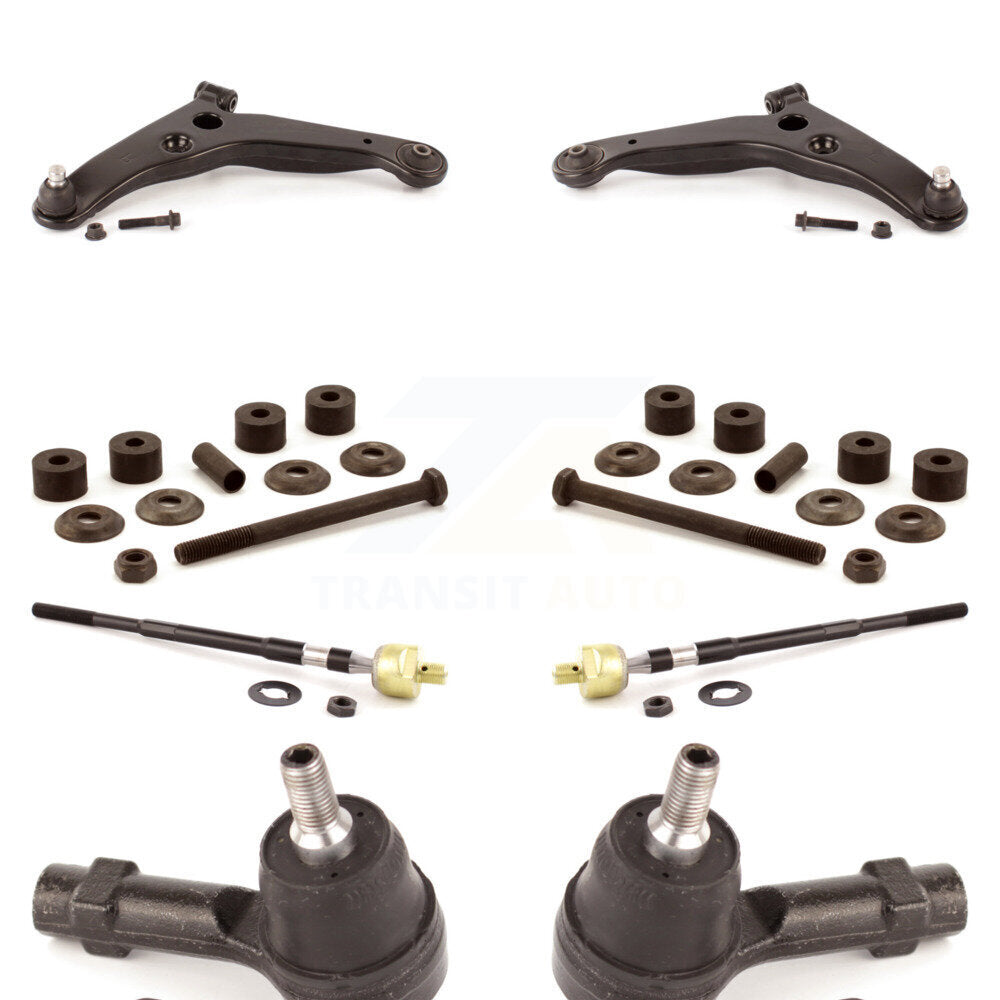 Control Arm & Ball Joint Tie Rod End Link Front Kit (8Pc) For Mitsubishi Lancer