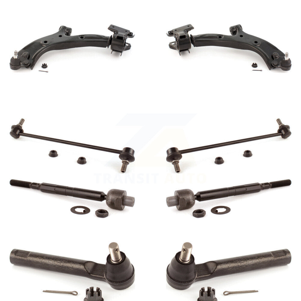 Control Arm Ball Joint Assembly Tie Rod End Link Front Kit (8Pc) For Honda CR-V