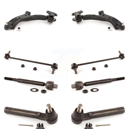 Control Arm Ball Joint Assembly Tie Rod End Link Front Kit (8Pc) For Honda CR-V