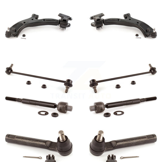 Control Arm Ball Joint Assembly Tie Rod End Link Front Kit (8Pc) For Honda CR-V