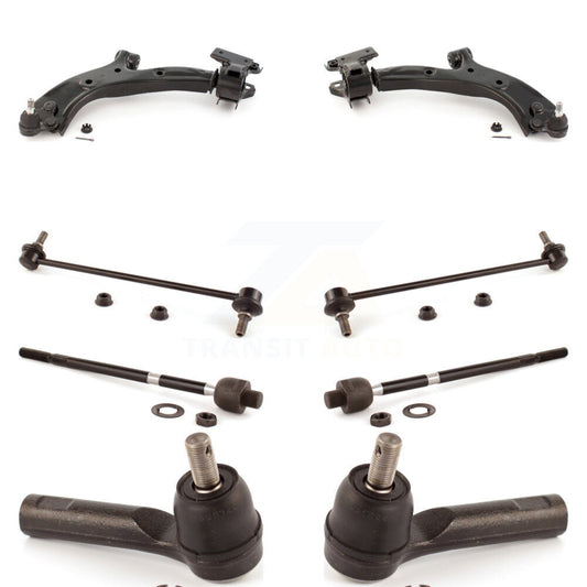 Control Arm Ball Joint Assembly Tie Rod End Link Front Kit (8Pc) For Honda CR-V