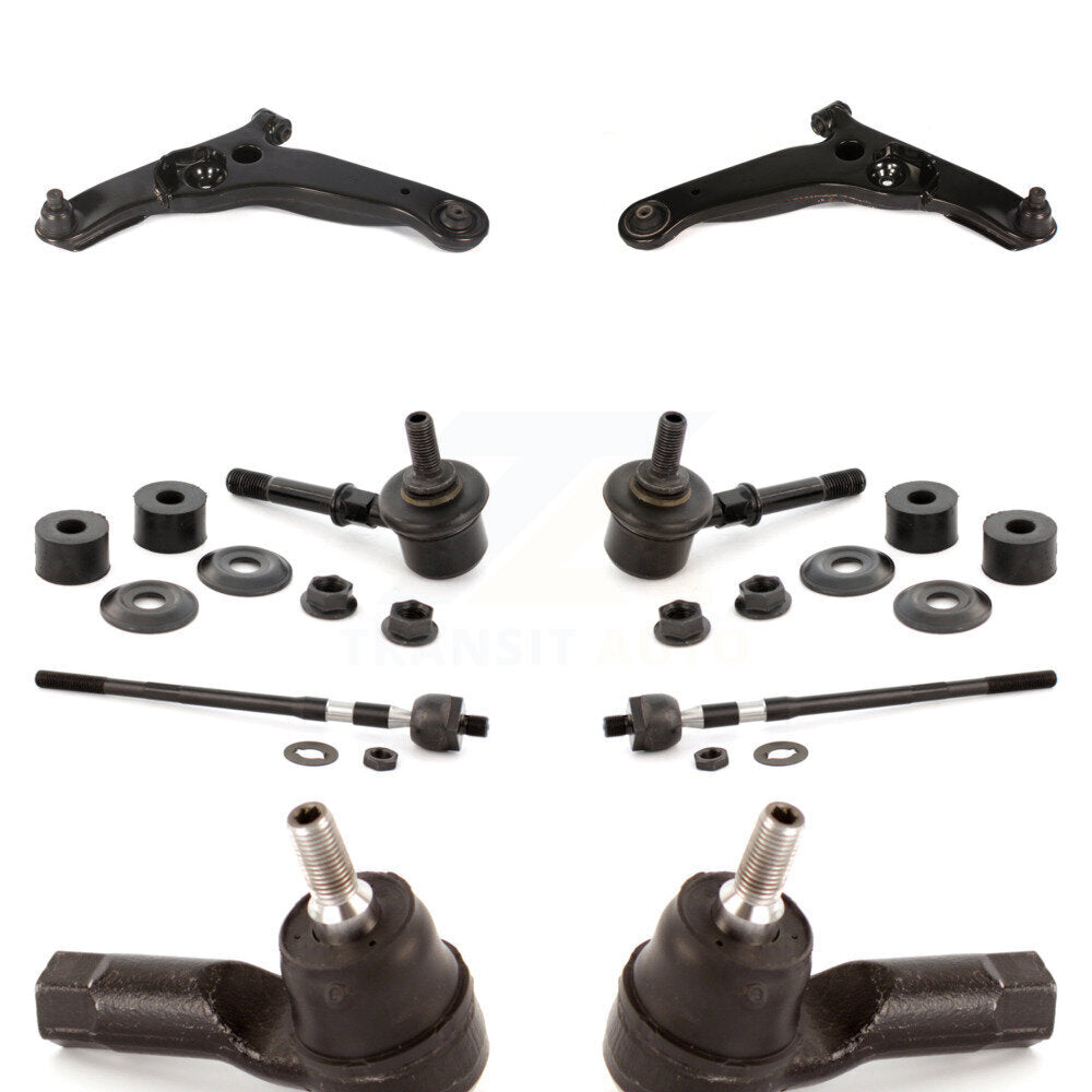 Arm & Ball Joint Tie Rod End Link Front Kit (8Pc) For 03-06 Mitsubishi Outlander