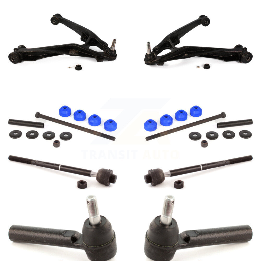 Control Arm Ball Joint Tie Rod End Link Front Kit (8Pc) For Chevrolet GMC Sierra
