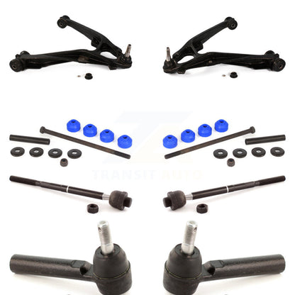 Control Arm Ball Joint Tie Rod End Link Front Kit (8Pc) For Chevrolet GMC Sierra