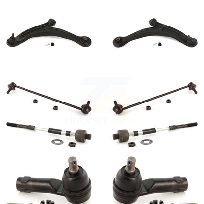 Control Arm And Ball Joint Tie Rod End Link Front Kit (8Pc) For Honda Ridgeline