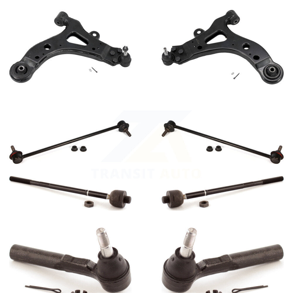 Control Arm And Ball Joint Tie Rod End Link Front Kit (8Pc) For Pontiac Montana