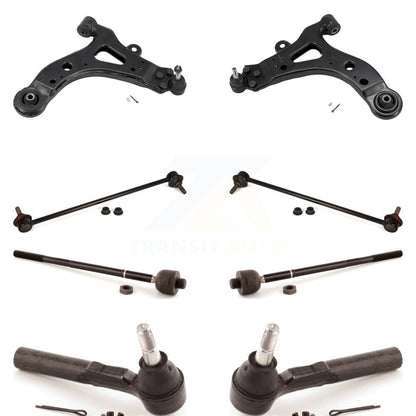 Control Arm And Ball Joint Tie Rod End Link Front Kit (8Pc) For Pontiac Montana