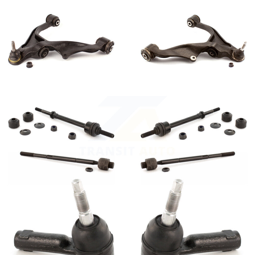 Control Arm And Ball Joint Tie Rod End Link Front Kit (8Pc) For Dodge Ram 1500
