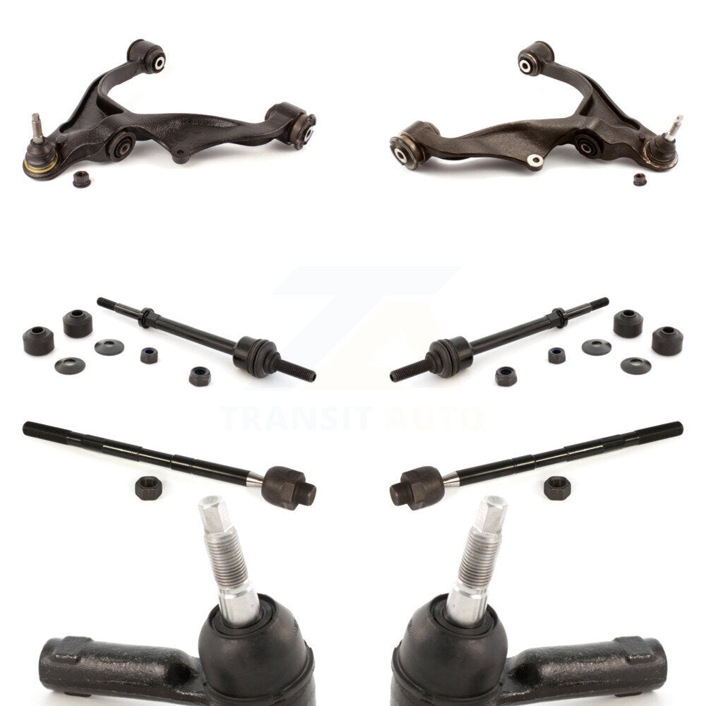 Control Arm & Ball Joint Tie Rod End Link Front Kit (8Pc) For 2012 Ram 1500 4WD