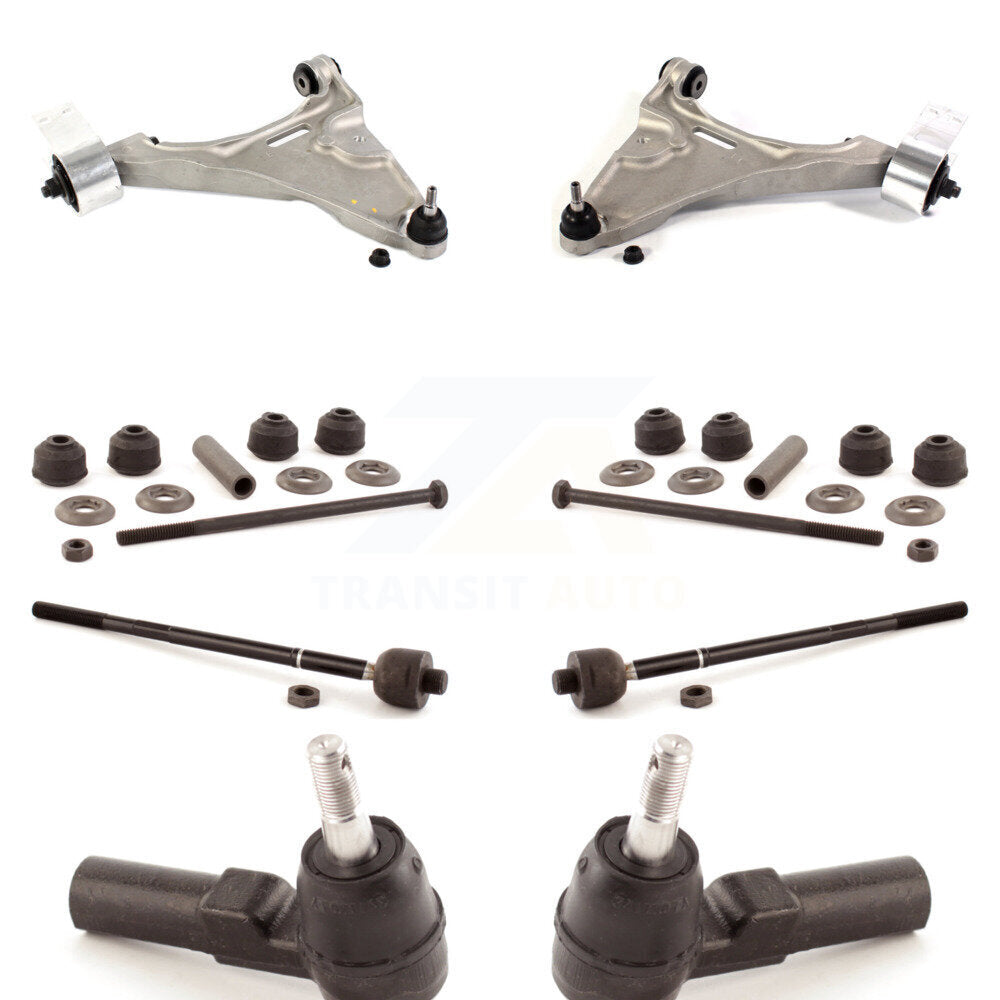 Control Arm & Ball Joint Tie Rod End Link Front Kit (8Pc) For Buick Lucerne DTS