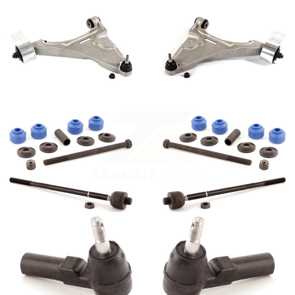 Control Arm & Ball Joint Tie Rod End Link Front Kit (8Pc) For Buick Lucerne DTS