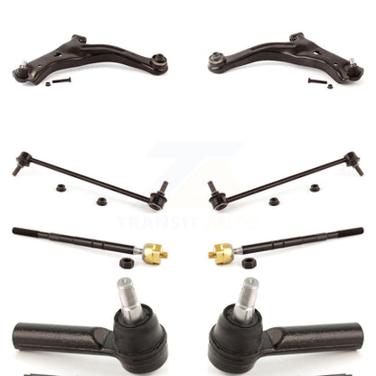 Control Arm & Ball Joint Tie Rod End Link Front Kit (8Pc) For Ford Escape Mazda