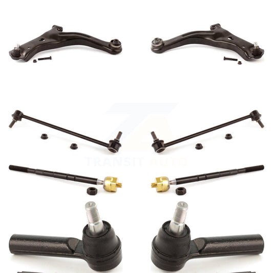Control Arm & Ball Joint Tie Rod End Link Front Kit (8Pc) For Ford Escape Mazda