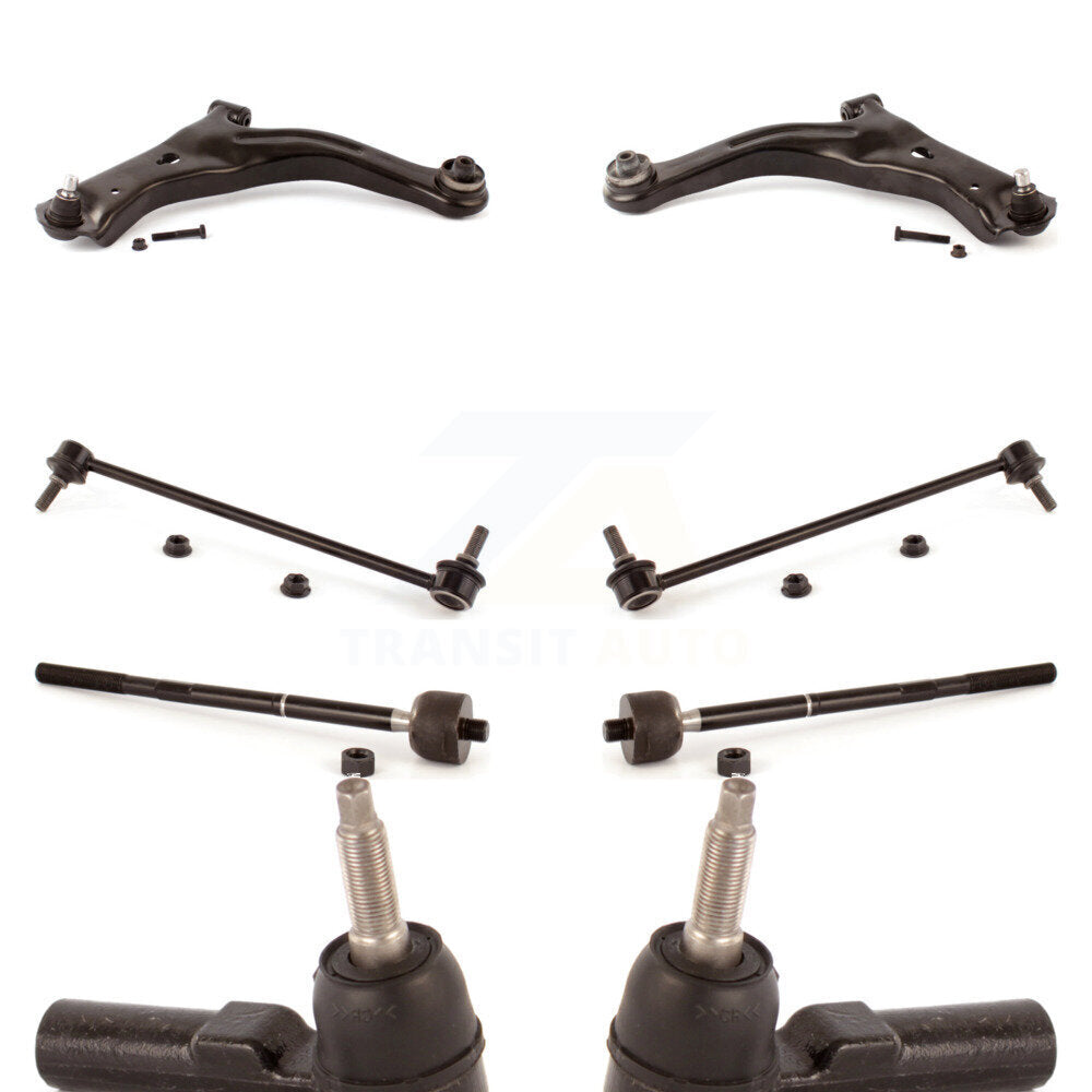 Control Arm & Ball Joint Tie Rod End Link Front Kit (8Pc) For Ford Escape Mazda