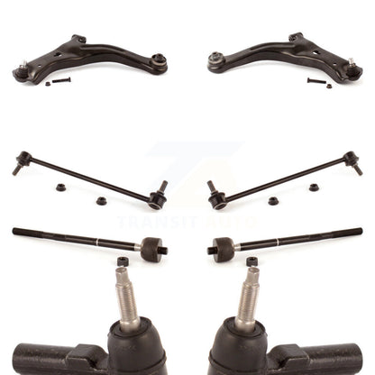 Control Arm & Ball Joint Tie Rod End Link Front Kit (8Pc) For Ford Escape Mazda