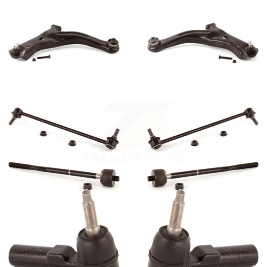 Control Arm & Ball Joint Tie Rod End Link Front Kit (8Pc) For Ford Escape Mazda