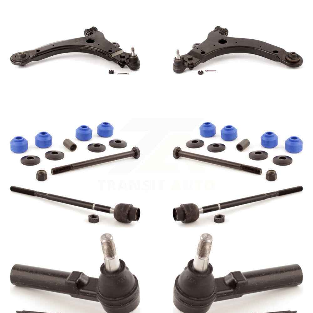 Control Arm Ball Joint Tie Rod End Link Front Kit (8Pc) For Buick Chevrolet Prix