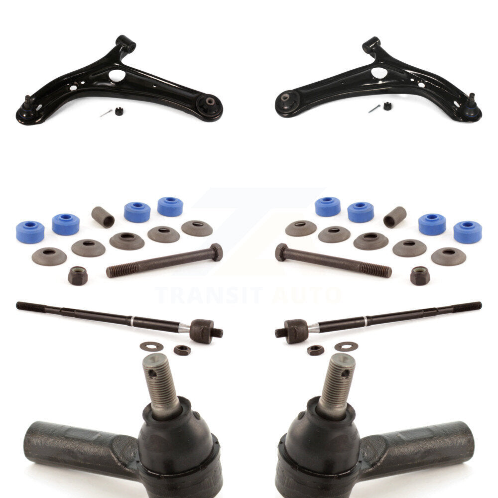Control Arm Ball Joint Assembly Tie Rod End Link Front Kit (8Pc) For Toyota Echo