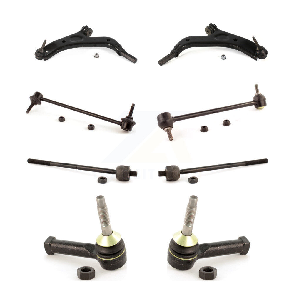Control Arm Ball Joint Tie Rod End Link Front Kit (8Pc) For Ford Taurus X Sable