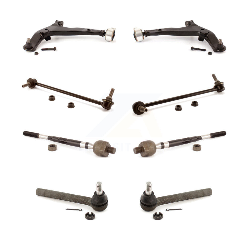 Control Arm Ball Joint Tie Rod End Link Front Kit (8Pc) For 05-07 Nissan Murano