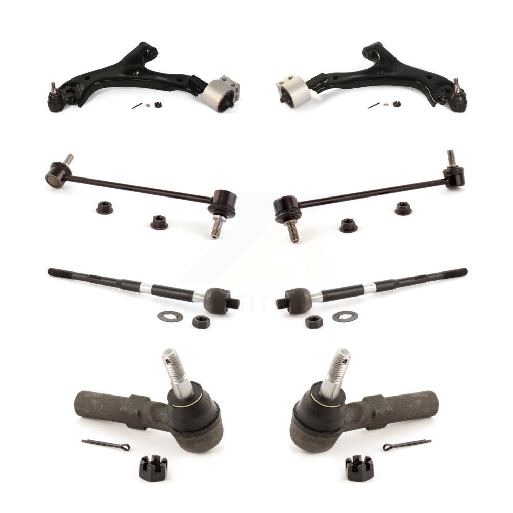 Control Arm & Ball Joint Tie Rod End Link Front Kit (8Pc) For Chevrolet Equinox