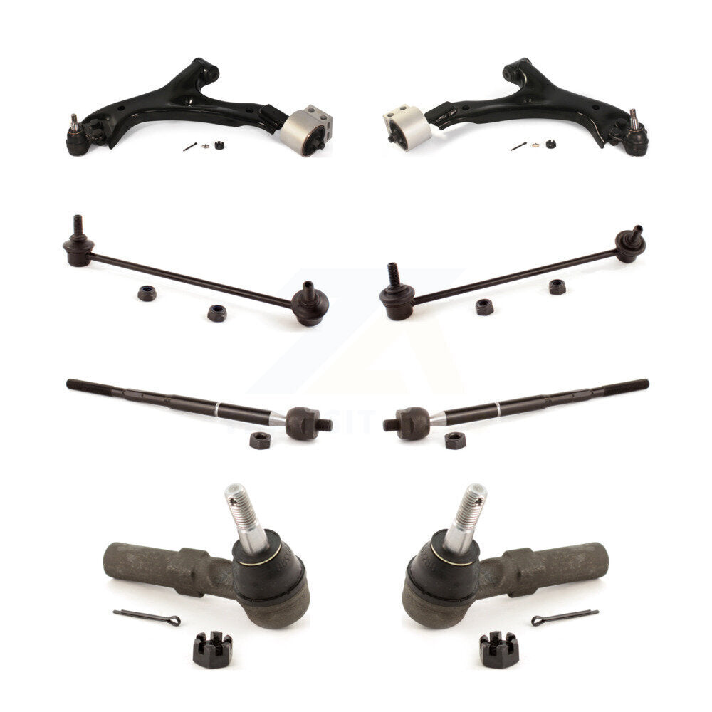 Control Arm & Ball Joint Tie Rod End Link Front Kit (8Pc) For Chevrolet Equinox