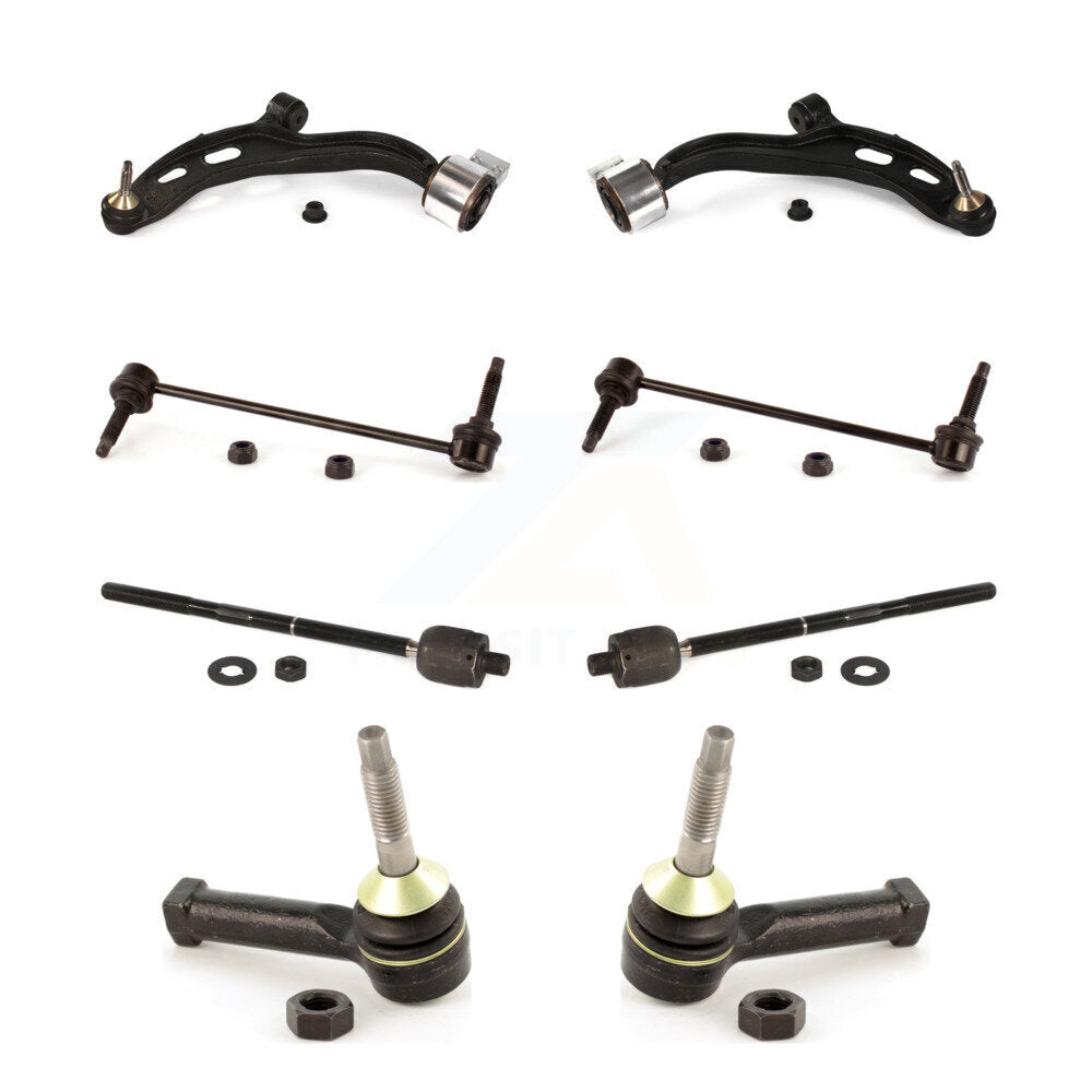 Control Arm & Ball Joint Tie Rod End Link Front Kit (8Pc) For Ford Flex Lincoln