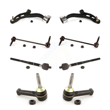 Control Arm Ball Joint Tie Rod End Link Front Kit (8Pc) For Ford Flex Taurus MKT