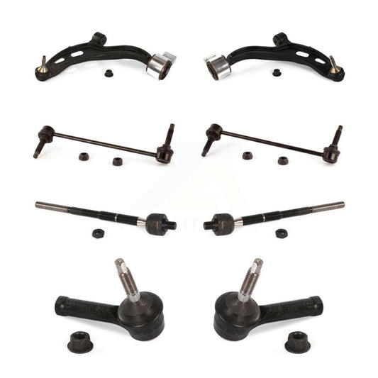 Arm And Ball Joint Tie Rod End Link Front Kit (8Pc) For Ford Police Interceptor