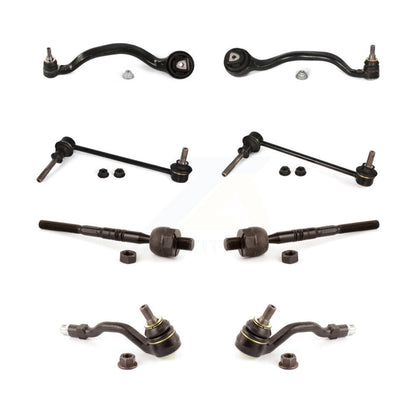 Suspension Control Arm Ball Joint Tie Rod End Link Front Kit (8Pc) For BMW X5 X6
