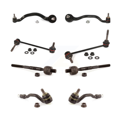 Suspension Control Arm Ball Joint Tie Rod End Link Front Kit (8Pc) For BMW X5 X6