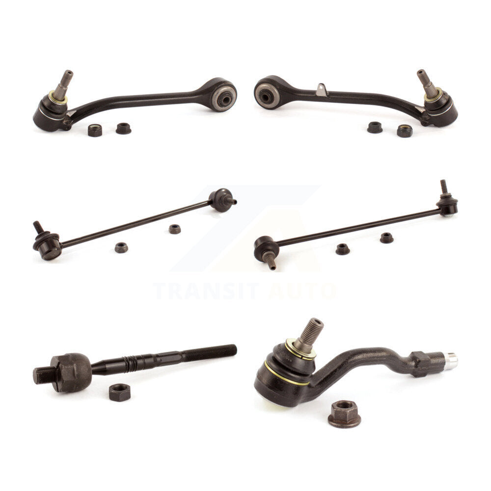 Control Arm And Ball Joint Tie Rod End Link Front Kit (6Pc) For 2004-2010 BMW X3